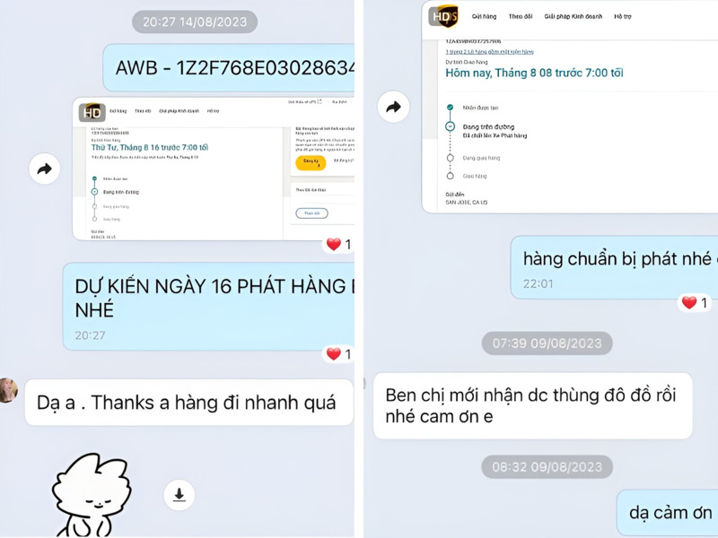 Đánh giá tích cực từ khách hàng