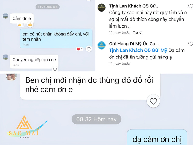 gui-hang-di-my-6 Những đánh giá từ khách hàng