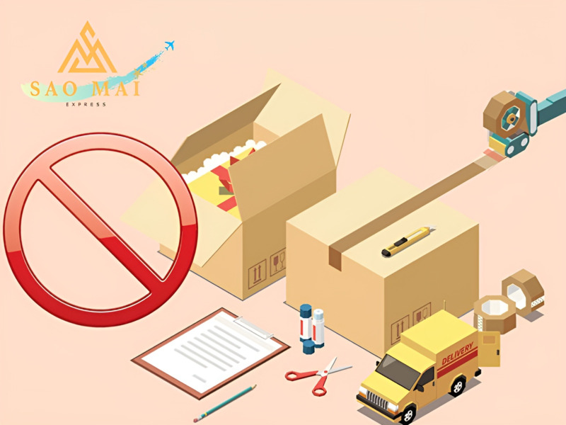 Các mặt hàng không được phép gửi đi Mỹ
